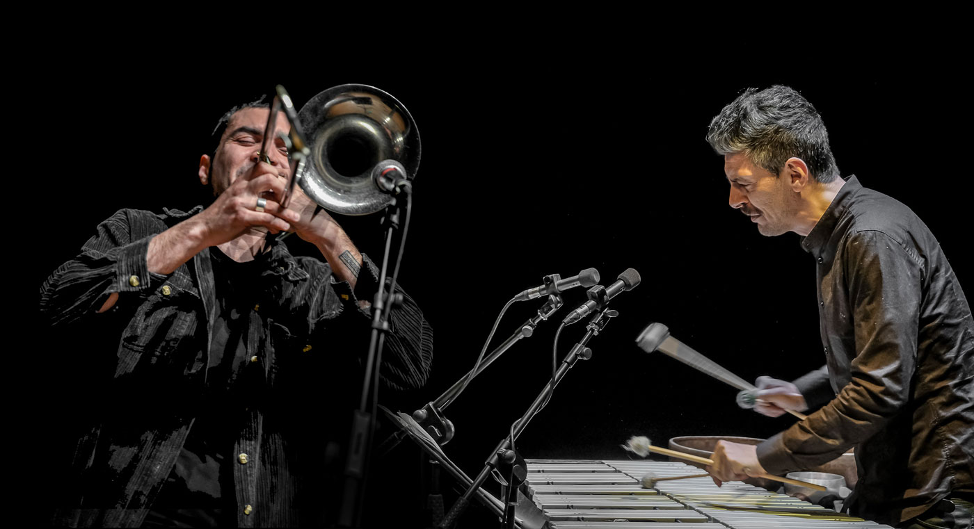 Gianluca Petrella - Pasquale Mirra duo - alle 20.15 del 28/09/2019 a Forma e poesia nel jazz 2019