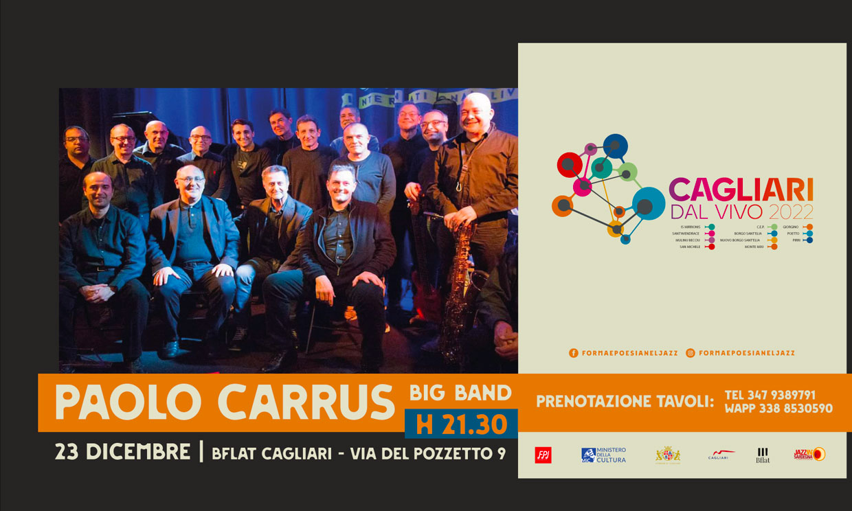 Paolo Carrus Big Band - Cagliari dal vivo - 23 12 2022