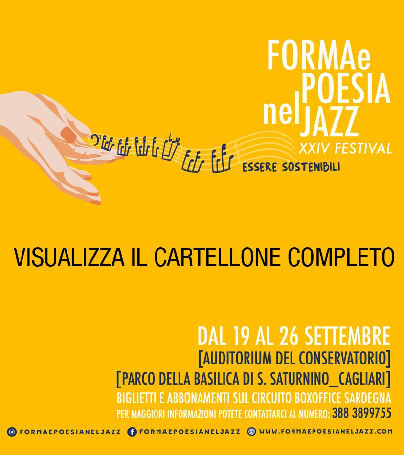 Stiamo lavorando alla nostra e vostra sicurezza - Dal 19 al 26 settembre 2021 - Forma e Poesia nel jazz Festival, Cagliari