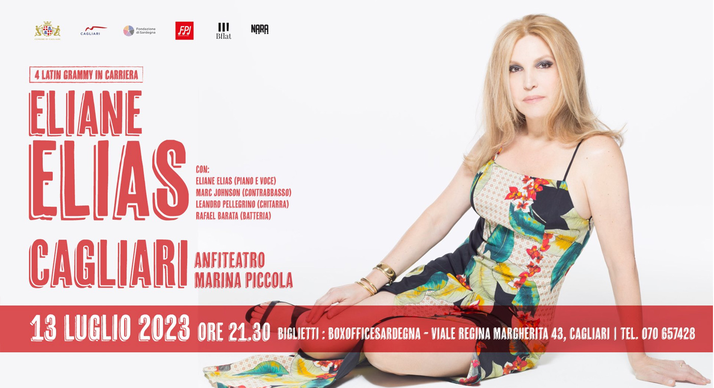 Eliane Elias in concerto | 13 luglio | Anfiteatro Marina Piccola - Cagliari